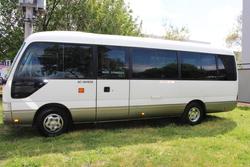 2009 Toyota Coaster WHITE