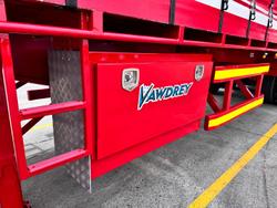 2009 Vawdrey
22 Pallet Sd Curtain R/T, Fork Lift, Safety Kick Up Rails