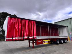 2009 Vawdrey
22 Pallet Sd Curtain R/T, Fork Lift, Safety Kick Up Rails