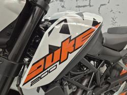 2019 KTM 200 Duke Duke White