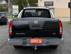 2012 Nissan Navara ST D40 Series 6 4x2 Midnight Black