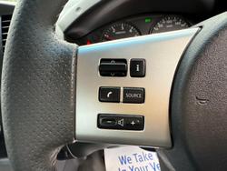 2012 Nissan Navara ST D40 Series 6 4x2 Midnight Black