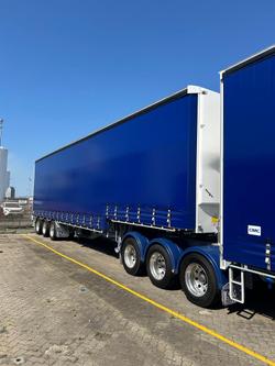 2025 CIMC 34 Pallet Drop Deck Mezz Curtainisder B Double, In Brisbane