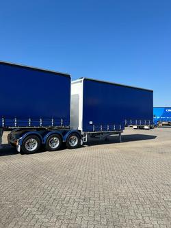 2025 CIMC 34 Pallet Drop Deck Mezz Curtainisder B Double, In Brisbane