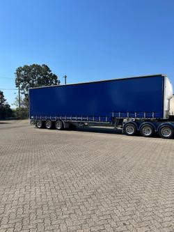 2025 CIMC 34 Pallet Drop Deck Mezz Curtainisder B Double, In Brisbane