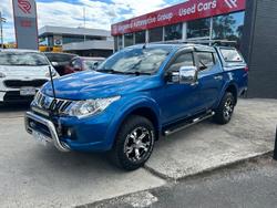 2016 Mitsubishi Triton GLS MQ MY16 4X4 Dual Range Impulse Blue