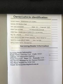 2020 Ford Ranger XL Hi-Rider PX MkIII MY20.25 4x2 Arctic White