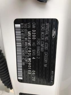 2020 Ford Ranger XL Hi-Rider PX MkIII MY20.25 4x2 Arctic White