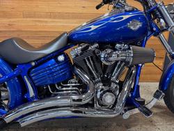 2008 Harley-davidson FXCW ROCKER Blue