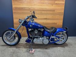 2008 Harley-davidson FXCW ROCKER Blue