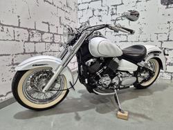 2009 Yamaha V-Star XVS650A Classic V-Star White