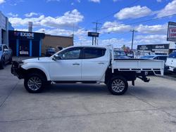 2016 Mitsubishi Triton GLS MQ MY16 4X4 Dual Range White