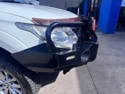 2016 Mitsubishi Triton GLS MQ MY16 4X4 Dual Range White