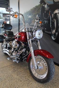 2007 Harley-davidson FLSTF FAT BOY RED