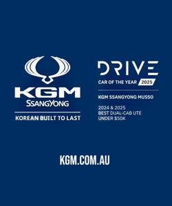 2024 SsangYong Musso Ultimate Q261 MY24 4X4 Dual Range Pearl White