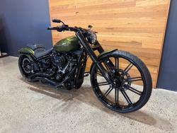 2022 Harley-davidson FXBRS BREAKOUT (114) MINERAL GREEN DENIM