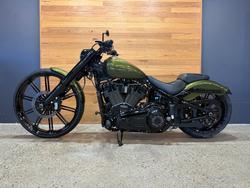 2022 Harley-davidson FXBRS BREAKOUT (114) MINERAL GREEN DENIM