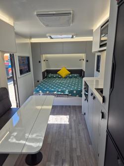 2025 New Age Caravans Road Owl Ro21be Escape My25.5 Family Bunk Van