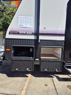 2025 New Age Caravans Road Owl Ro19be Escape My25.5 Family Bunk