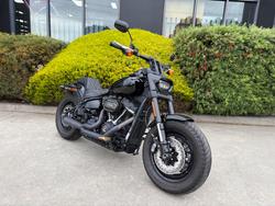 2019 HARLEY-DAVIDSON FXFBS FAT BOB (114) BLACK