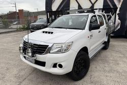 2012 Toyota Hilux SR KUN26R MY12 4X4 Glacier White