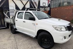 2012 Toyota Hilux SR KUN26R MY12 4X4 Glacier White