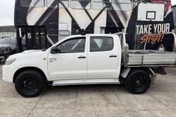 2012 Toyota Hilux SR KUN26R MY12 4X4 Glacier White
