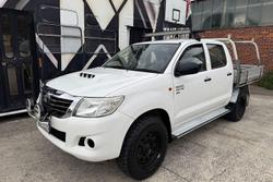 2012 Toyota Hilux SR KUN26R MY12 4X4 Glacier White