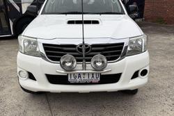 2012 Toyota Hilux SR KUN26R MY12 4X4 Glacier White