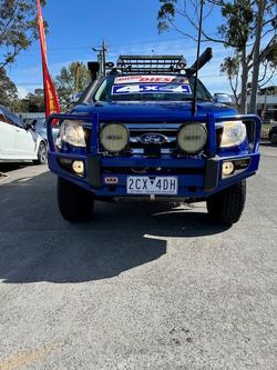 2014 Ford Ranger XLT PX 4X4 Dual Range Aurora Blue