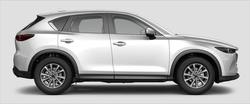 2025 MAZDA CX-5 G25 MAXX SPORT CX-5 P 6AUTO G25 MAXX SPORT PETROL FWD Rhodium White
