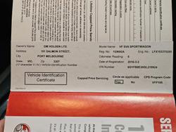 2016 Holden Commodore SV6