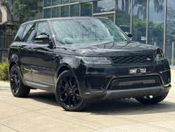 2021 Land Rover Range Rover Sport DI6 183kW SE L494 MY21.5 4X4 Constant Santorini Black