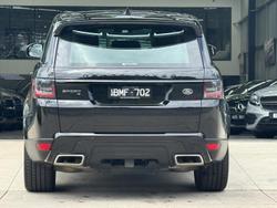 2021 Land Rover Range Rover Sport DI6 183kW SE L494 MY21.5 4X4 Constant Santorini Black