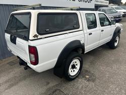2005 Nissan Navara DX D22 MY03 4X4 Polar White