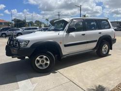 2003 Nissan Patrol ST GU III MY03 4X4 Dual Range White
