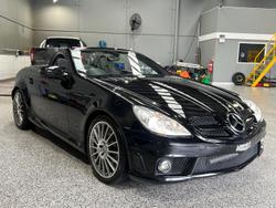 2008 Mercedes-Benz SLK-Class SLK55 AMG R171 MY08 Obsidian Black