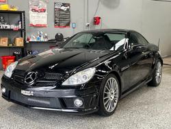 2008 Mercedes-Benz SLK-Class SLK55 AMG R171 MY08 Obsidian Black