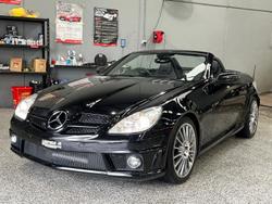 2008 Mercedes-Benz SLK-Class SLK55 AMG R171 MY08 Obsidian Black