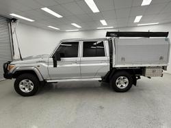 2018 Toyota Landcruiser GXL VDJ79R 4X4 Dual Range Silver Pearl