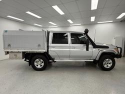 2018 Toyota Landcruiser GXL VDJ79R 4X4 Dual Range Silver Pearl