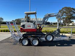 2025 Takeuchi Tb225 Compact Excavator And Trailer Package