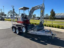 2025 Takeuchi Tb225 Compact Excavator And Trailer Package