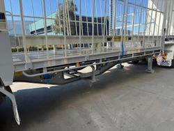 2025 CIMC 34 Pallet Drop Deck Sliding Mezz Posts Curtainsider B Double