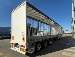 2025 CIMC 34 Pallet Drop Deck Sliding Mezz Posts Curtainsider B Double