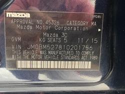 2015 Mazda 3 Neo BM Series Blue Reflex