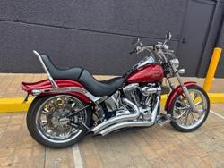 2008 Harley-Davidson Softail Custom 1584 (FXSTC) Softail Red
