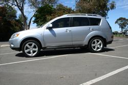 2008 Mitsubishi Outlander Platinum Edition ZG MY09 4X4 On Demand Hamilton Silver