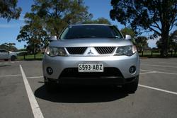 2008 Mitsubishi Outlander Platinum Edition ZG MY09 4X4 On Demand Hamilton Silver