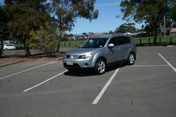 2008 Mitsubishi Outlander Platinum Edition ZG MY09 4X4 On Demand Hamilton Silver